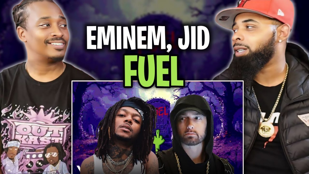 Eminem - Fuel (feat. JID) [Official Lyric Video] REACT