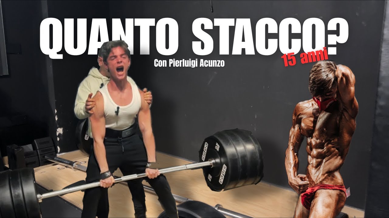 ￼QUANTO SOLLEVO A 15 anni? | Deadlift Max test con Pierluigi Acunzo 