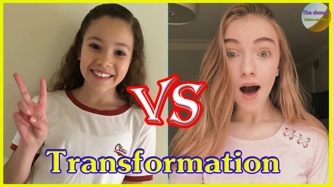Sierra Haschak vs Lauren Orlando transformation from 1 to 14 years old
