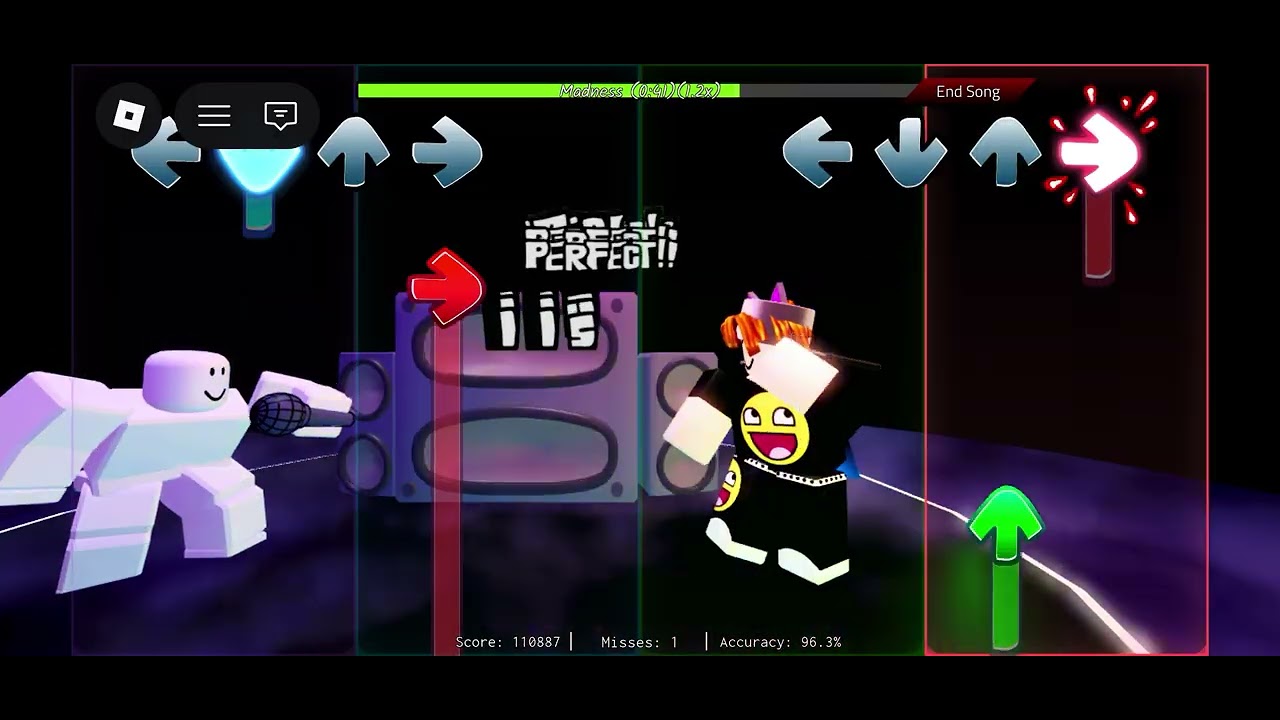Short vid but beating madness from tricky mod at 1.2 speed with ONE miss!