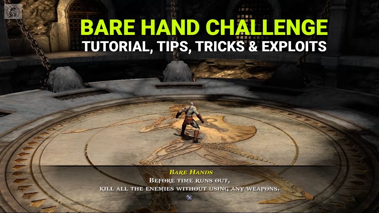 God of War 3 Bare Hand Challenge - Challenge of Olympus Tutorial/Guide