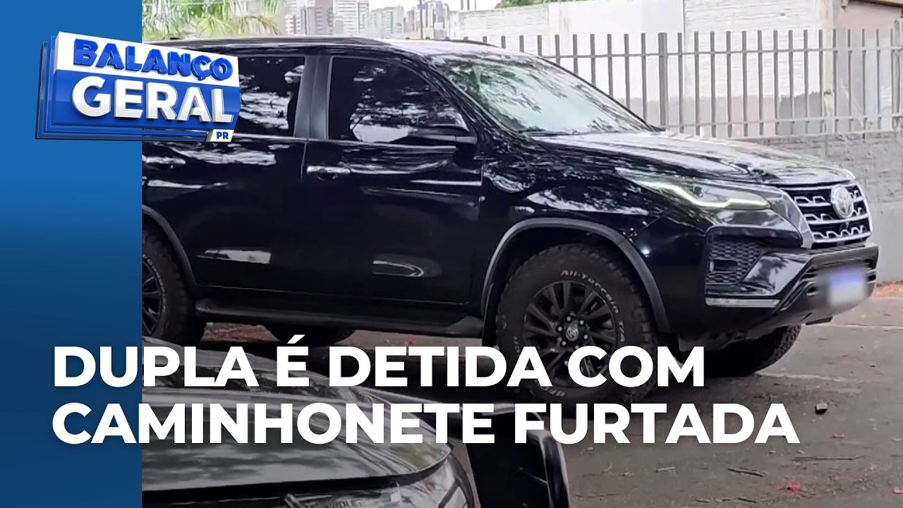 Funcionário público de Tapira e produtor susral são detidos com caminhonete furtada, no PR