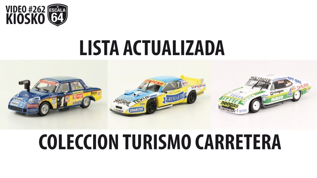 LISTA ACTUALIZADA DE LA COLECCION DE TURISMO CARRETERA