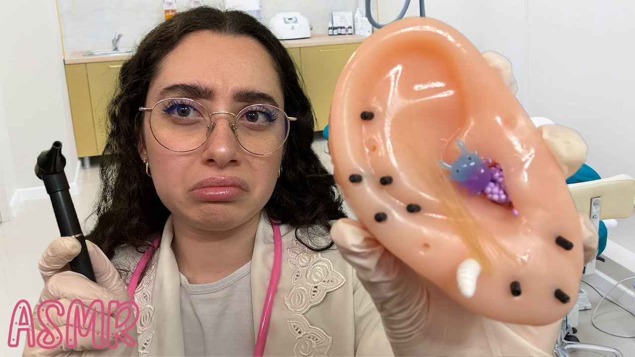 🌙 ASMR FRANÇAIS : RP MEDECIN ORL,  EXAMEN ET NETTOYAGE PROFOND DE TES OREILLES 👂🏻(réaliste)