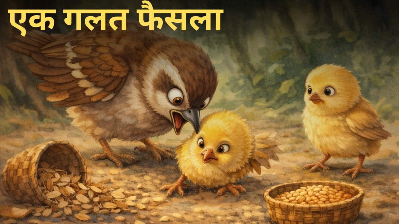 गलतफ़हमी की सज़ा | The Mother Bird’s Mistake That Broke Her Heart | Emotional Moral Story