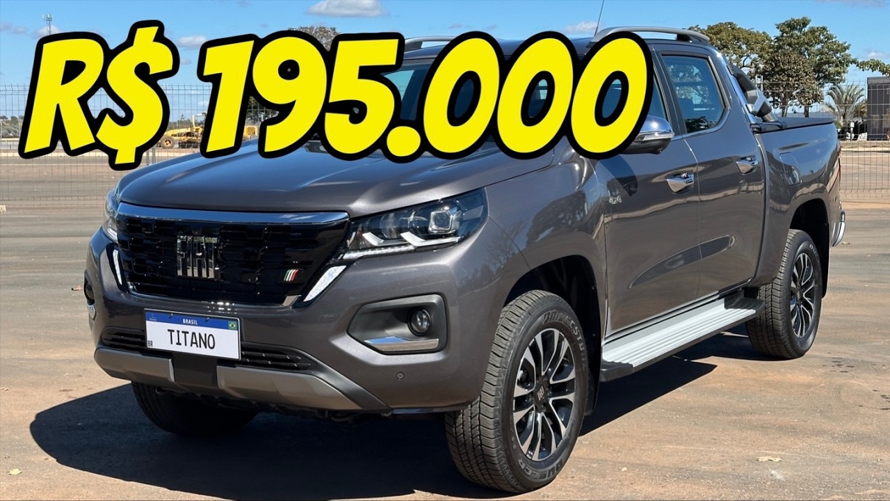 NOVA Fiat Titano 2025 - NOVO MOTOR DIESEL! ARRUMARAM A SUSPENSÃO! MAIS BARATO QUE FIAT TORO!