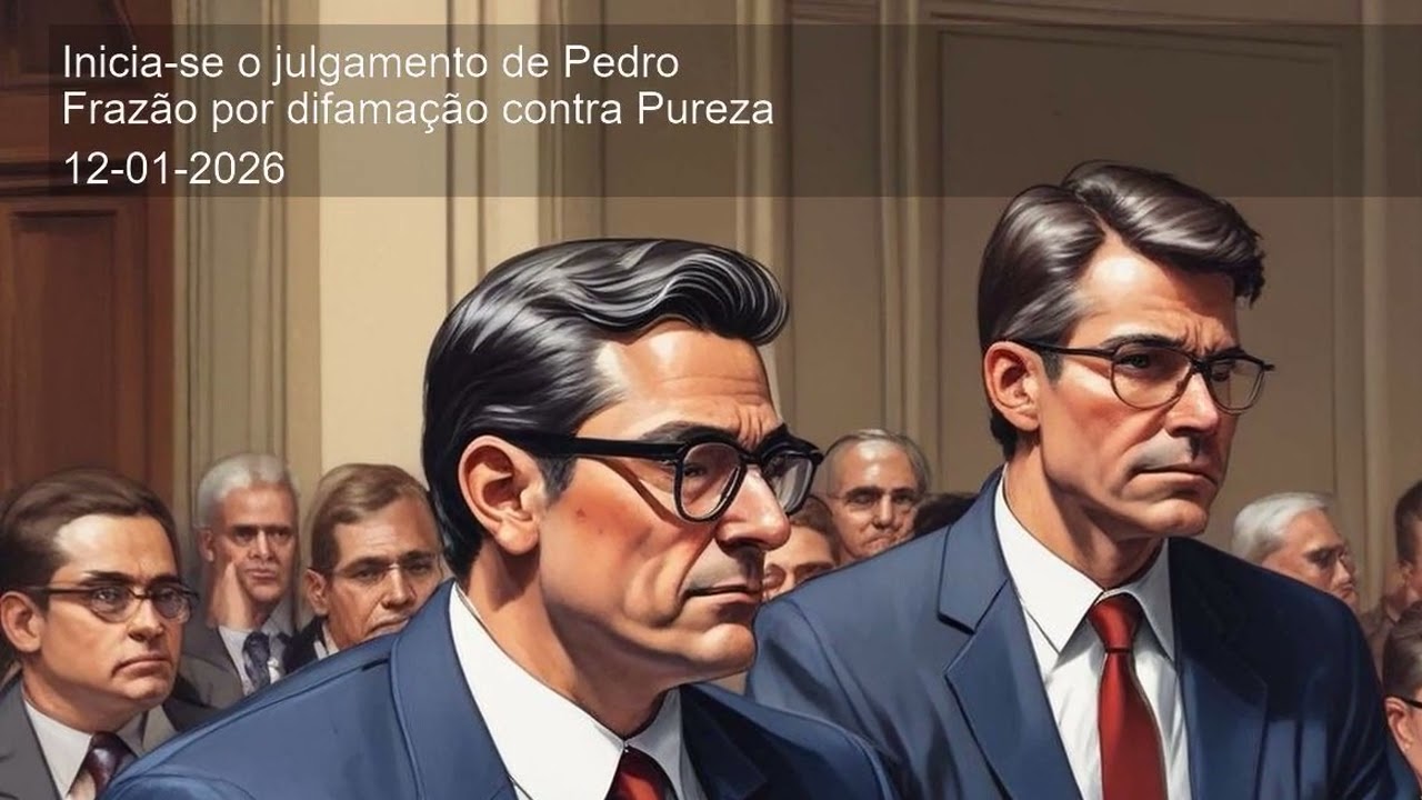 Inicia-se o julgamento de Pedro Frazão por difamação contra Pureza