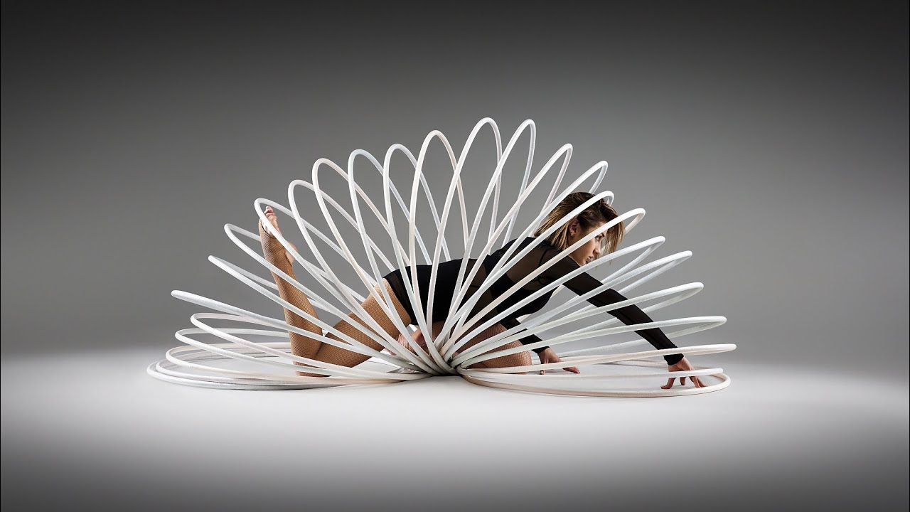 Alexandra Tikhonovich Hula-Hoop, “Angel” by Massive Attack