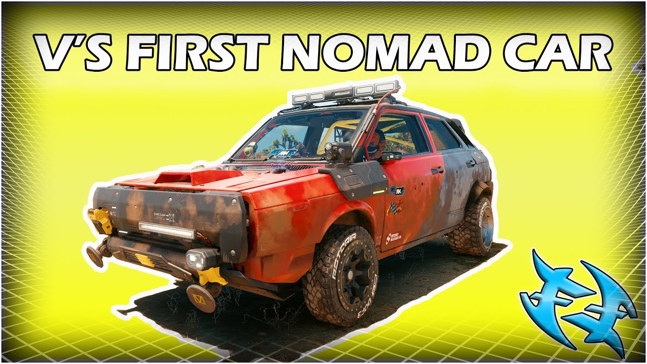 HOW TO GET V's NOMAD FIRST (HIDDEN) CAR Alanah Pearce Easter Egg - CYBERPUNK 2077 - #xxfastfingersxx