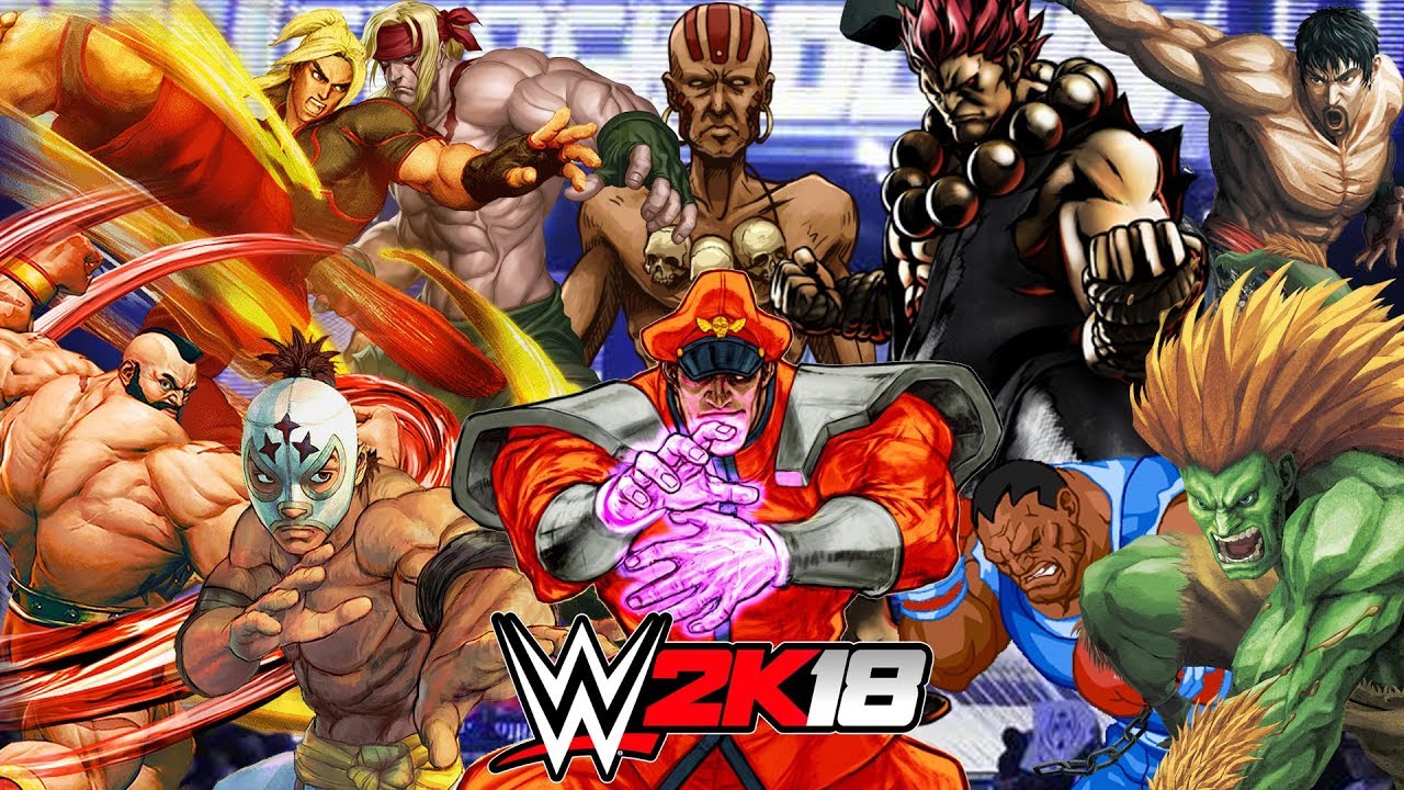 STREET FIGHTER | Royal Rumble WWE 2K18 Gameplay