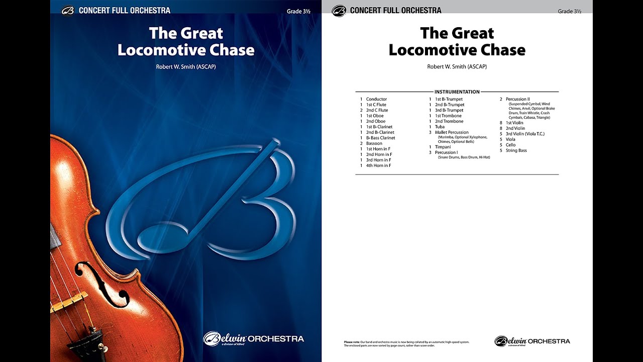 The Great Locomotive Chase, by Robert W. Smith – Score & Sound
