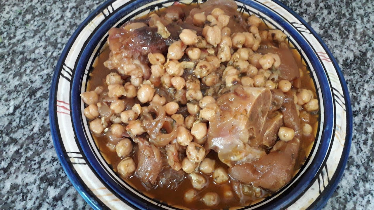#كرعين#طريقة تحضير كرعين البقر بالحمص للمبتدءات👌