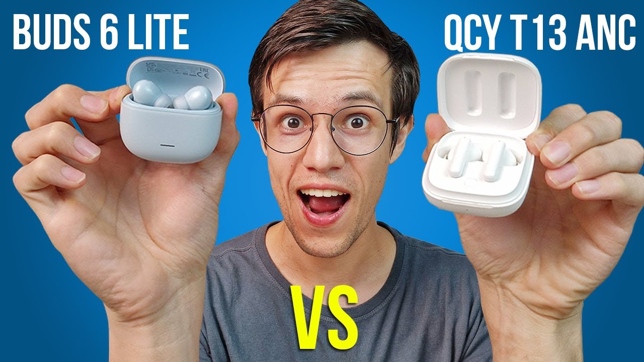 Redmi Buds 6 Lite vs QCY T13 ANC Comparativo!! Qual FONE tem o Melhor Qualidade de som e GRAVES?