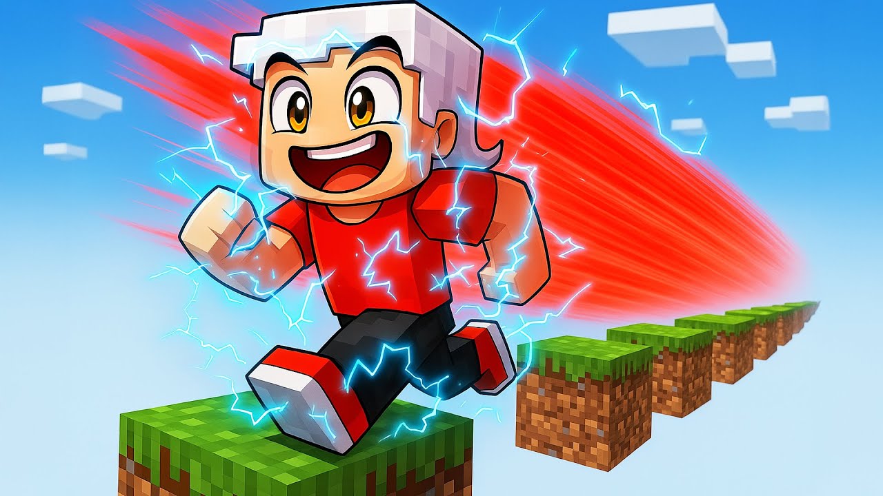 BIEGNĘ NA MILION KRATEK w Minecraft!