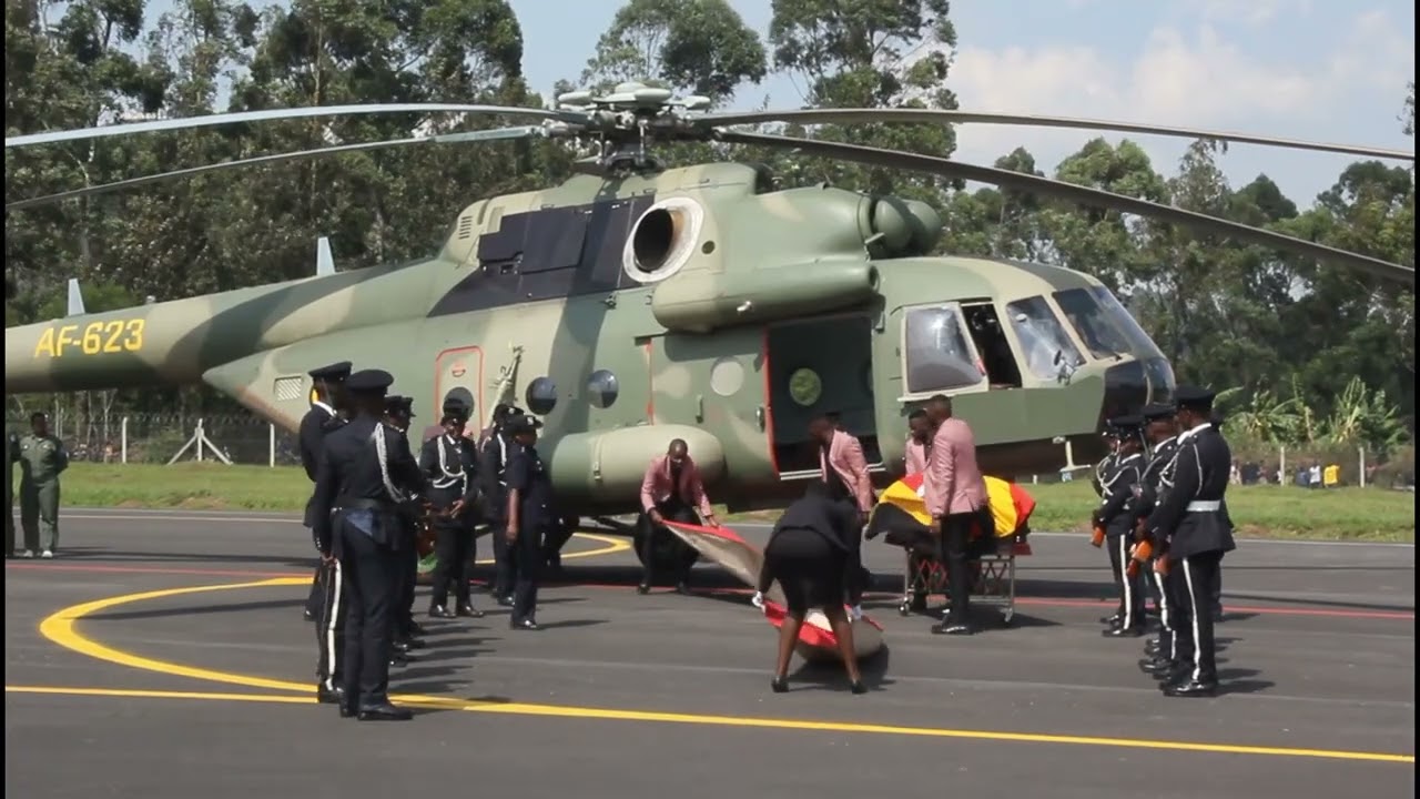 Fallen Defence Minister, Sarah Mateke Airlifted to her home district-Kisoro
