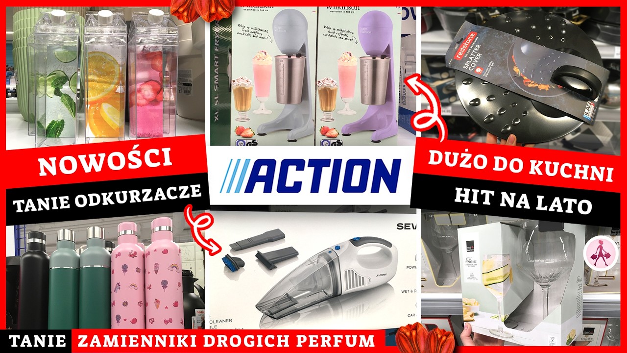 ACTION ALERT! 🚨 NOWOŚCI! 💛 Tanie zamienniki drogich perfum! 😍 Tanie odkurzacze 🧡 Dużo do kuchni 🌸