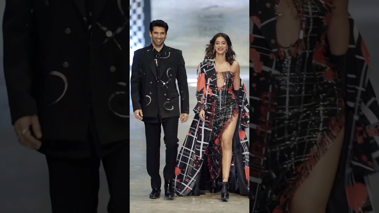 Bollywood Couple Walked The Ramp Together ❤️🔥 #shorts #rampwalk