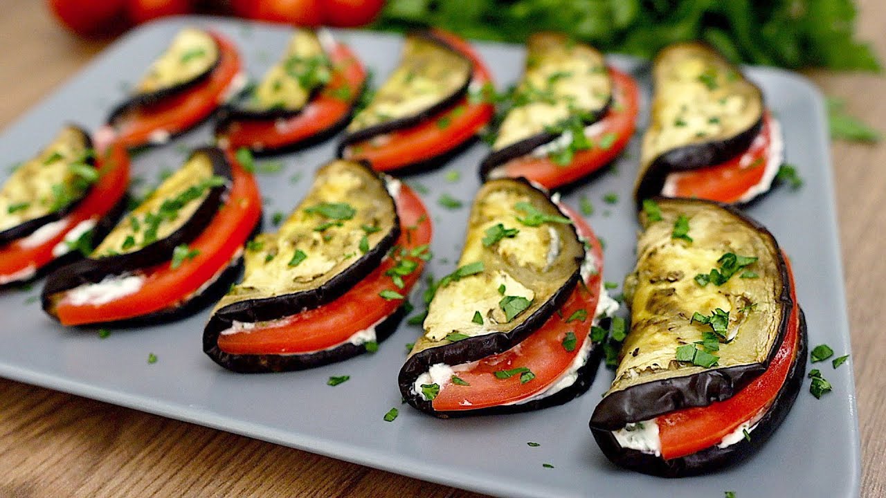 Dies ist die einfachste und leckerste Auberginen-Vorspeise, die ich je gemacht habe!Schnelles Rezept