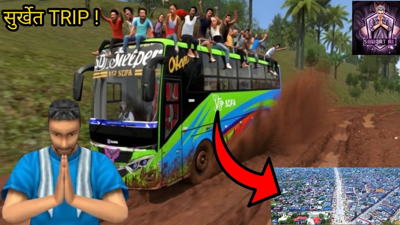 SURKHET TRIP: The Ultimate Mud Challenge! 🚌 Dangerous Off-Road Driving in Nepal 🇳🇵