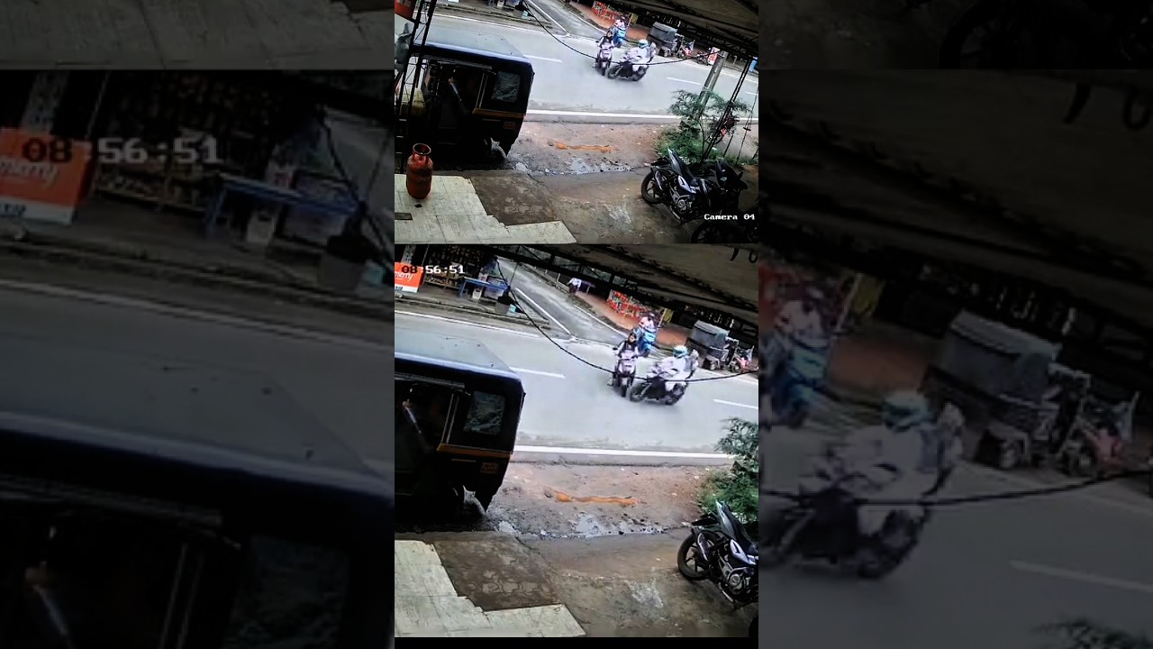 whose mistake was this?? #bike  #shots #kerala #accident #traffic #viral