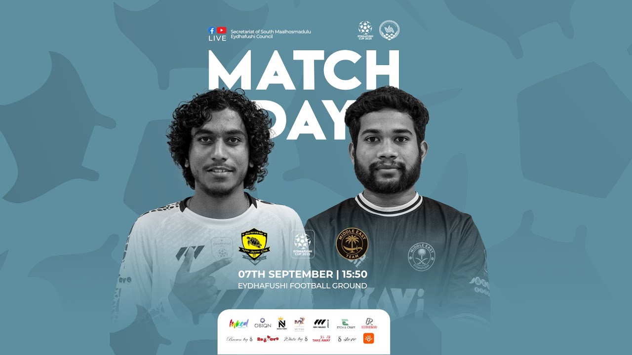 MD3 - Eydhafushi Cup 2025 - Vela Sports Club v Middle East