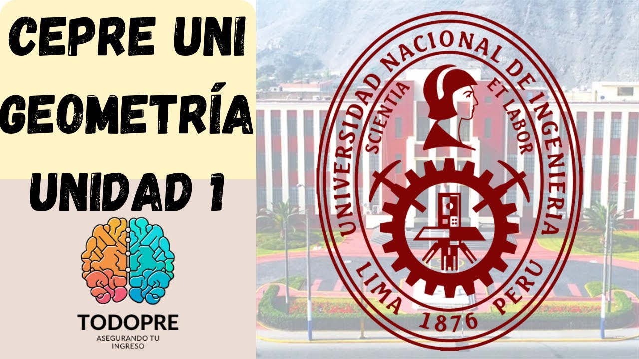 CEPRE UNI - GEOMETRÍA - SEMANA 1.1 - NOCIONES BÁSICAS, ÁNGULOS - ADMISIÓN UNI