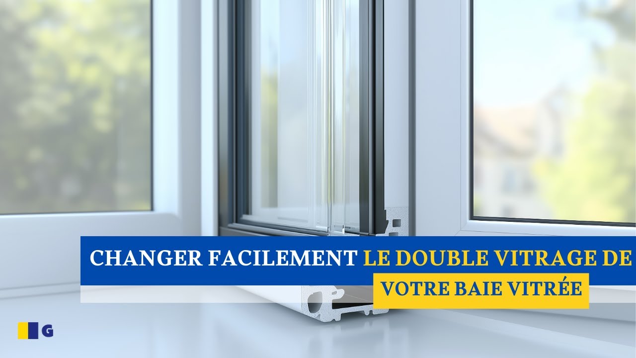 [TUTO] Comment changer facilement le double vitrage de votre baie vitrée ?