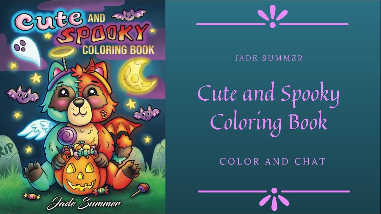 Color and Chat - Cute and Spooky Halloween by Jade Summer With Arrtx Oros Alcohol Brush Markers
