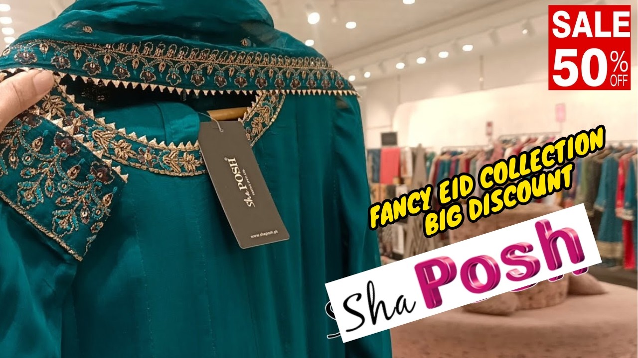Shaposh Flat 50% Off SALE 2026🔥| Fancy Eid Wear Dress 50% Off | Shaposh Party Wear SALE Today