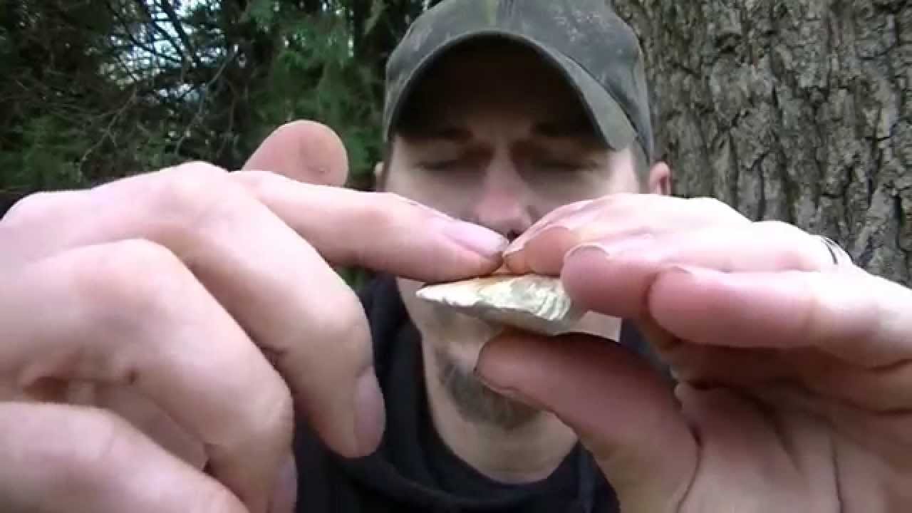 How to keep your flint and chert sharp for flint and steel.