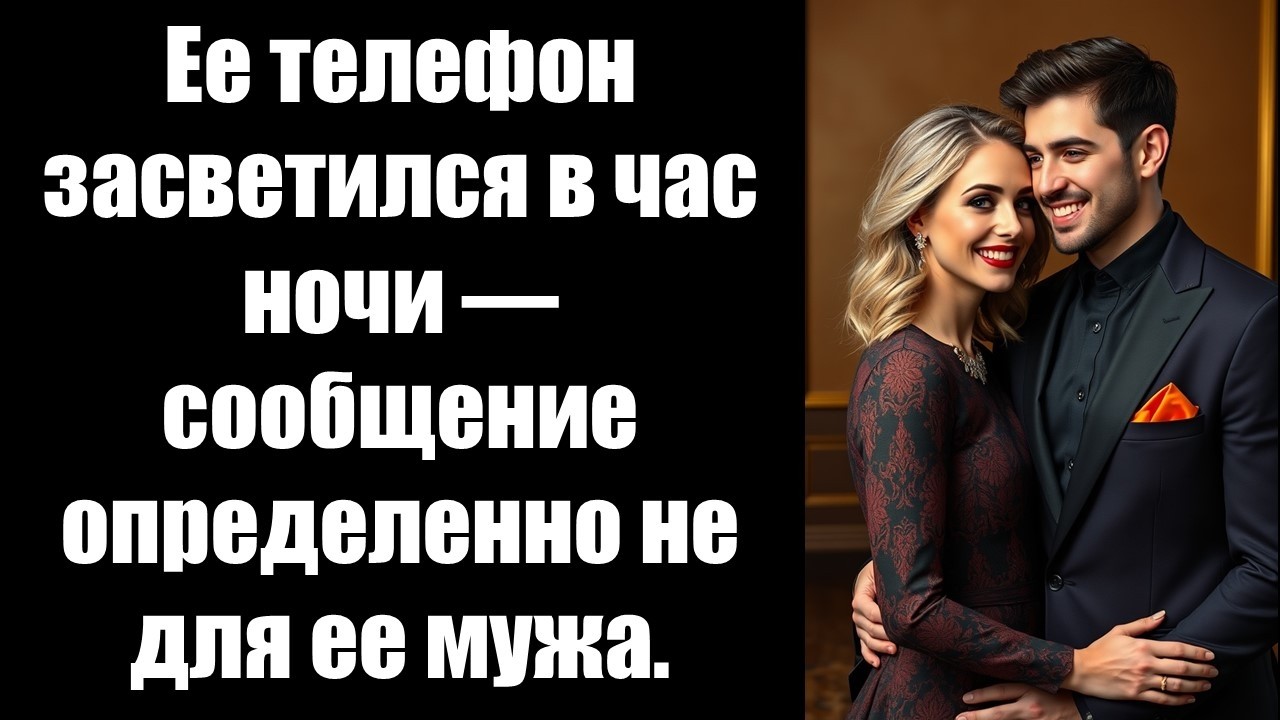 Ее телефон засветился в час ночи — сообщение определенно не для ее мужа.#божественнаямать
