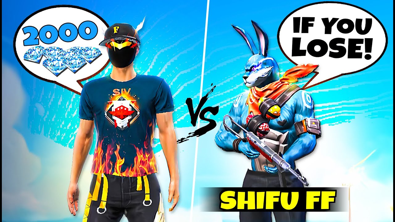 SHIFU FF VS P9 Gaming - 200 Diamonds for Every Round I Lose 😱