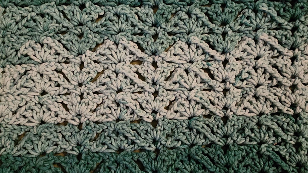 The Coming Up Shells Stitch - Crochet Tutorial!