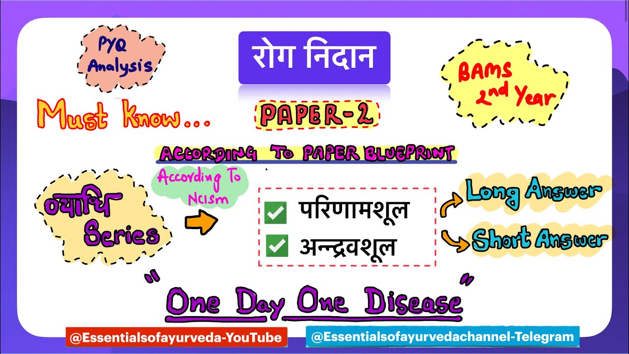 Rog Nidan - Vyadhi Series |Paper - 2| Shool - Parinam & Anndravshool |#bams2ndyear #rognidan #vyadhi