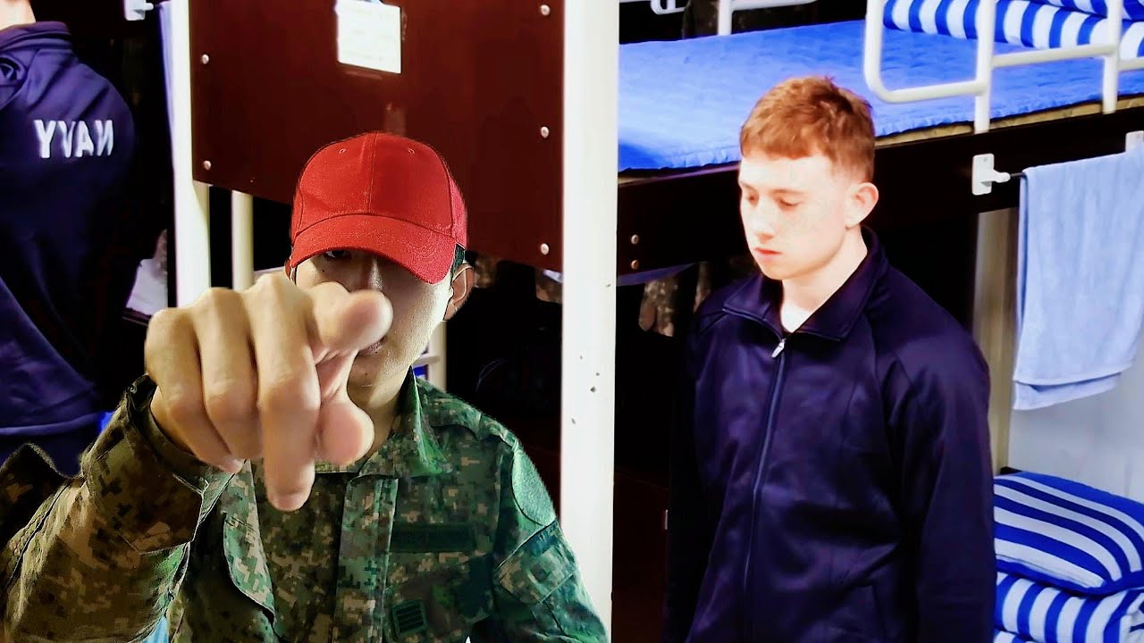 BRITISH STUDENTS IN KOREAN NAVY - DAY 1