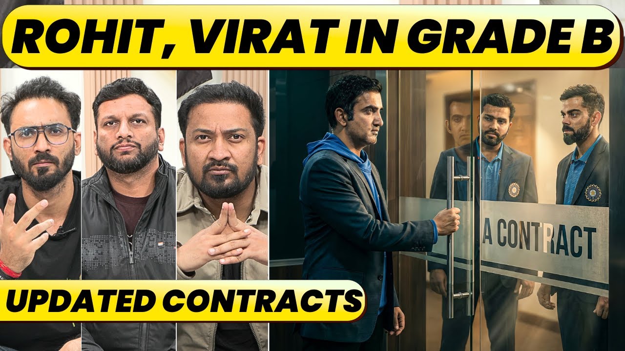 BIG CHANGES IN BCCI ANNUAL CONTRACT STRUVTURE, NO A+. ROHIT, VIRAT'S DEMOTION & LIKELY A PICKS