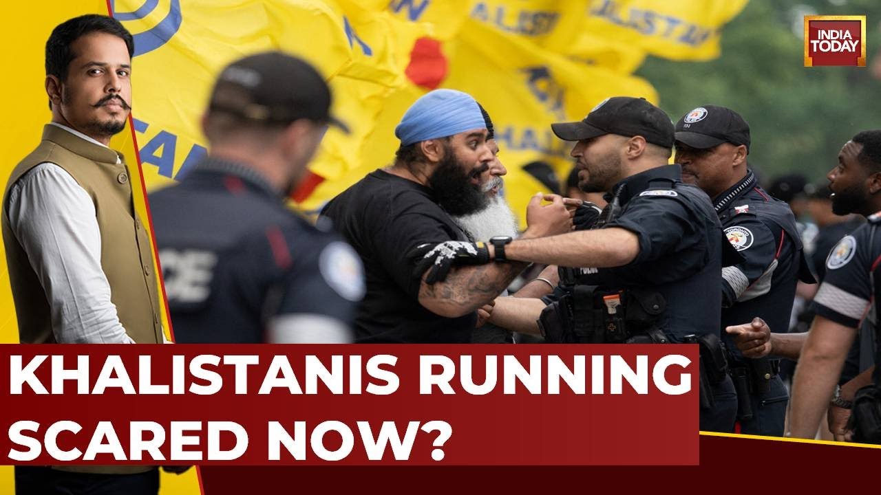 5ive Live With Shiv Aroor: Khalistanis Running Scared Now? 5 Protesters At Khalistan Protest!