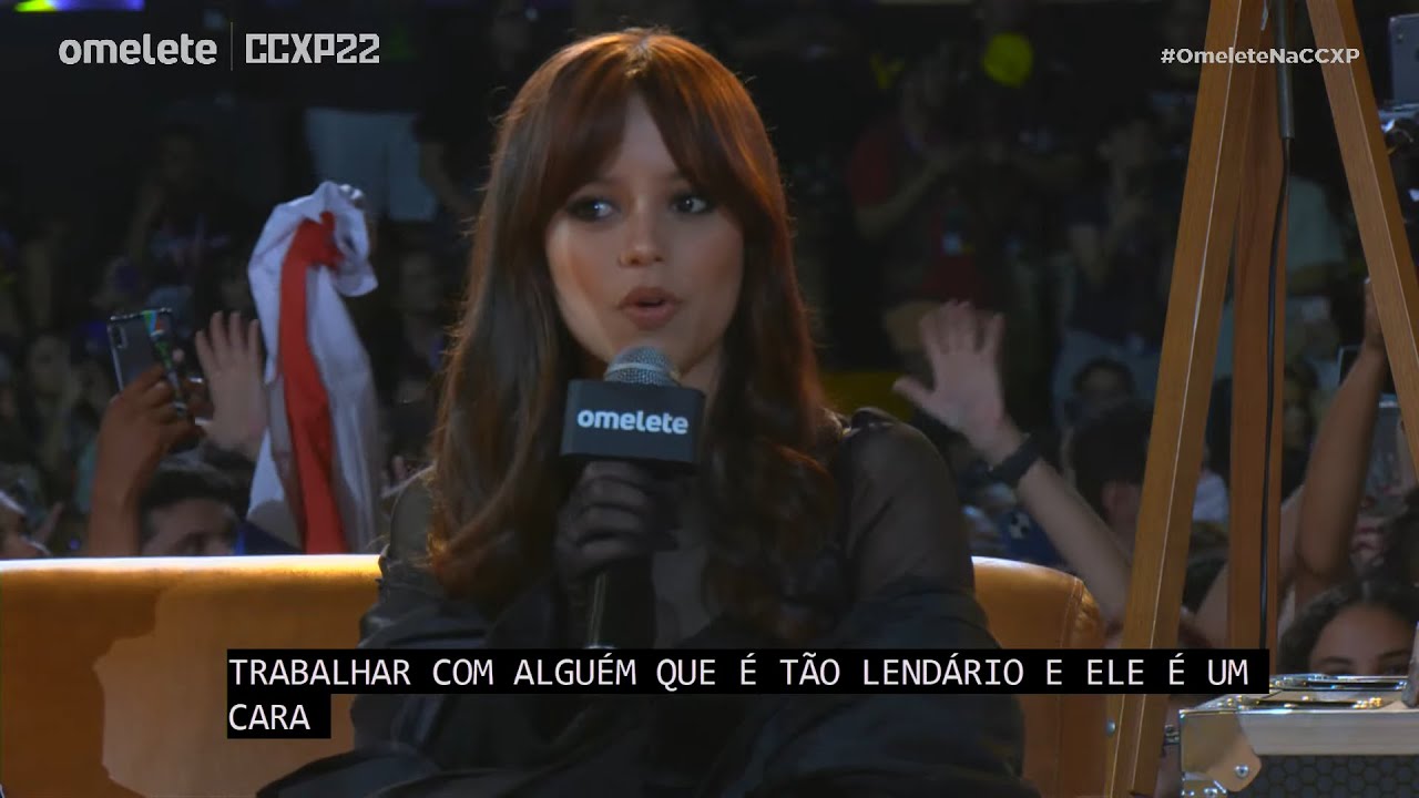 Jenna Ortega and Gwendoline Christie full interview CCXP BRAZIL
