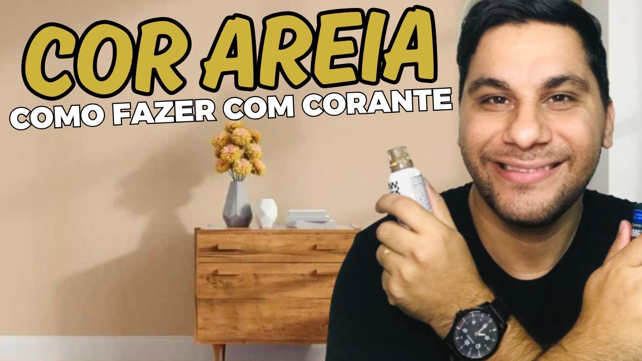 COMO CRIAR A COR AREIA COM CORANTE - DUAS TONALIDADES, TRADICIONAL E NOVA