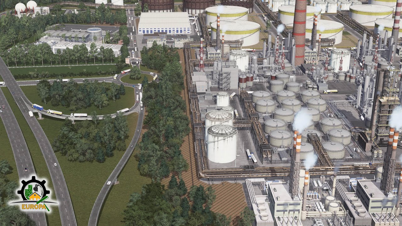 Bane Oil Group is offering workplaces and raises the City Income | Cities Skyline: EUROPA #EP1