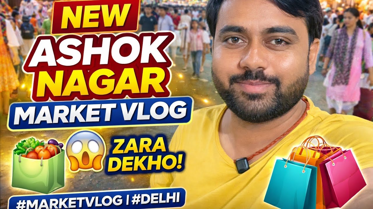 Crowded New Ashok Nagar Market 😲 | Delhi Street Vlog Delhi New Ashok Nagar Market Tour | Itni Bheed