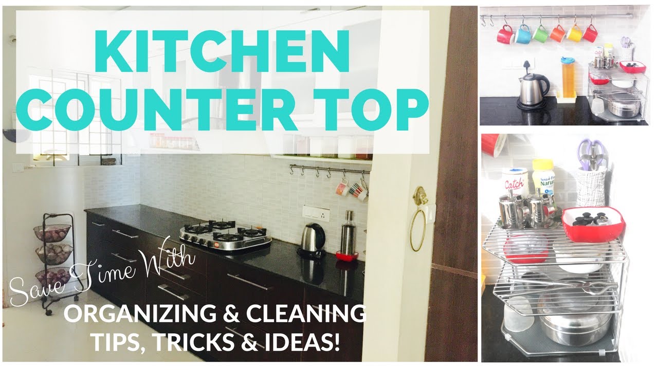 Save Time With My Kitchen Counter Top Organizing & Cleaning Tips, Tricks & Ideas