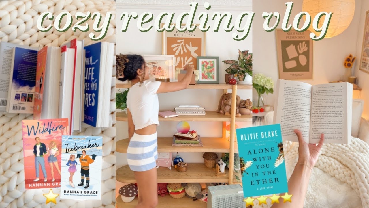 COZY READING VLOG🌷📚(+ chatty reviews)
