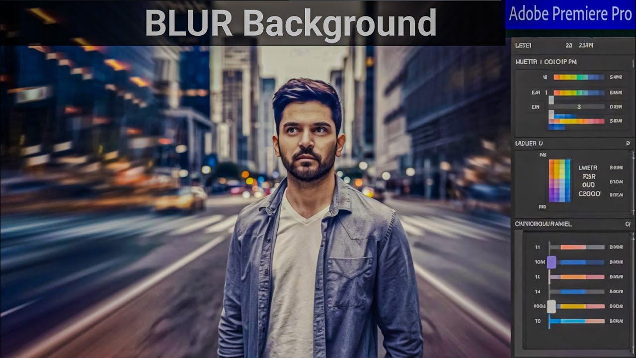 How to Video BLUR Background in Premiere Pro in Hindi