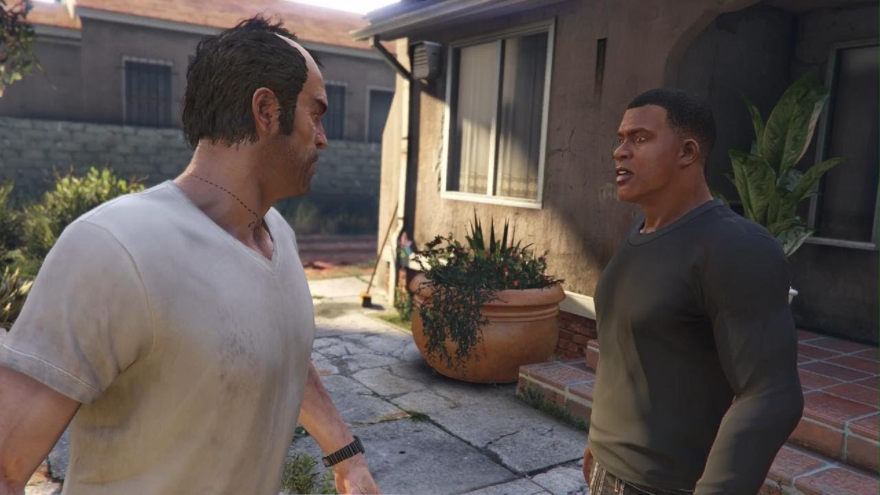 Grand Theft Auto V trevor falls