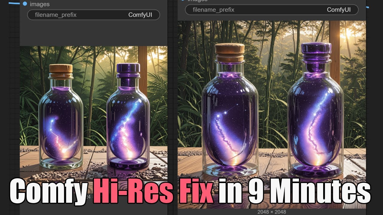 ComfyUI - Hi Res Fix in less than 9 Minutes!