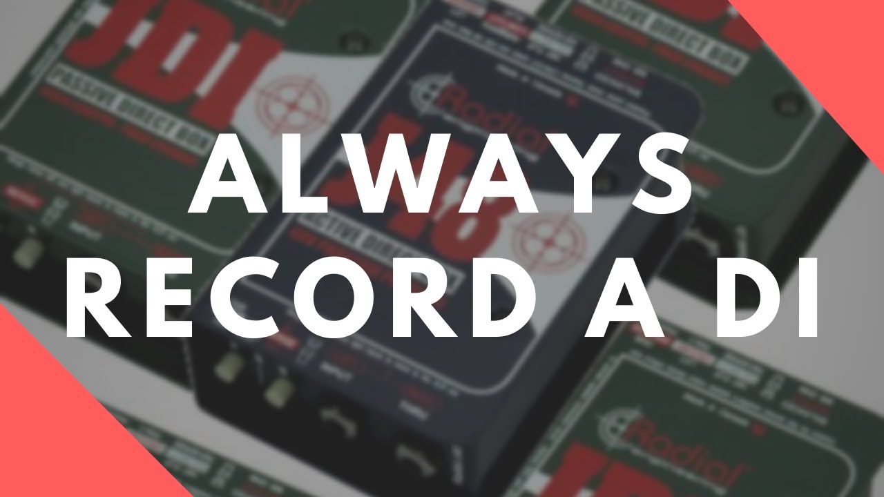 DON'T Forget This! - Why You NEED To Record A Guitar DI