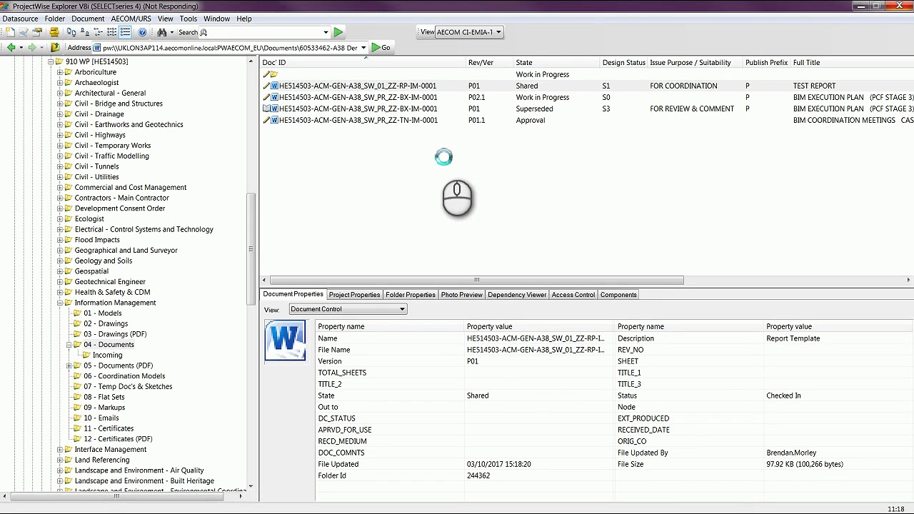 How to revise a file on ProjectWise