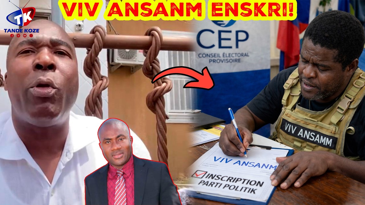 Sezisman! Viv ansanm voye reprezantan l fin enskri nan KEP a. Theriel lag koze  a nan lari