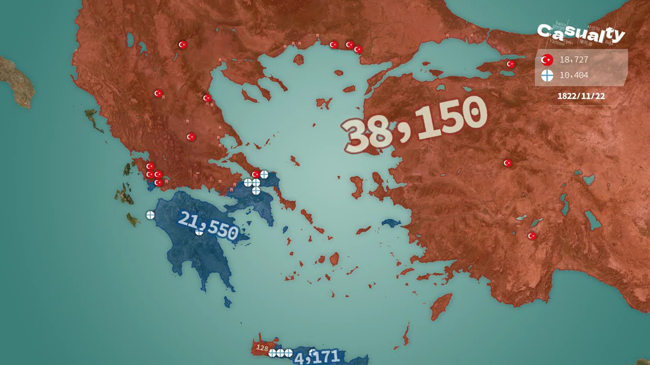 The Greek War of Independence (1821&ndash;1832) Using Google Maps